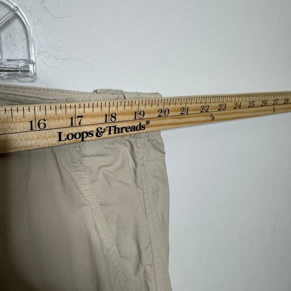 Columbia Omni-Shade Convertible Hiking Pants 42x34 Beige Zip Off Cargo Outdoor - Picture 4 of 12